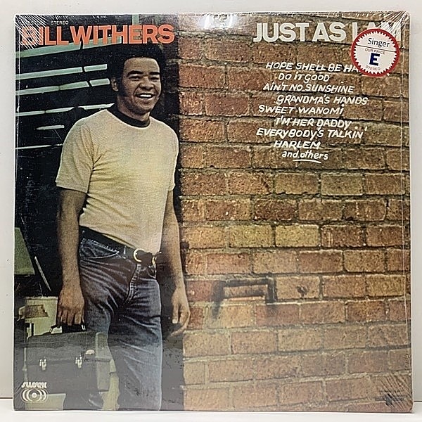 レコードメイン画像：激レア【シールド未開封】USオリジナル BILL WITHERS Just As I Am／1st ('71 Sussex) ビル・ウィザース 消えゆく太陽 Ain't No Sunshine