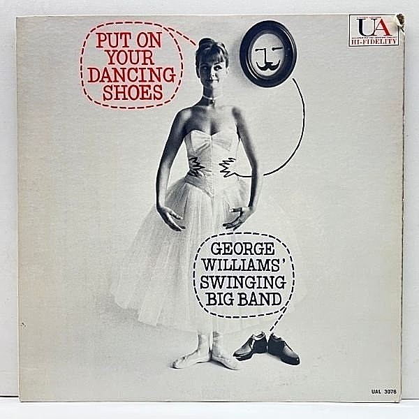 レコードメイン画像：【Art Farmer, Zoot Sims etc 豪華絢爛】良好!! MONO 深溝 USオリジナル GEORGE WILLIAMS SWINGING BIG BAND Put On Your Dancing Shoes