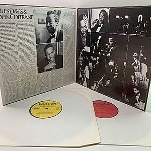 極美品2枚組アナログ＊マイルス＆コルトレーン・ライブ・イン・ストックホルム Miles Davis & John Coltrane – Live in Stockholm 1960 静と動