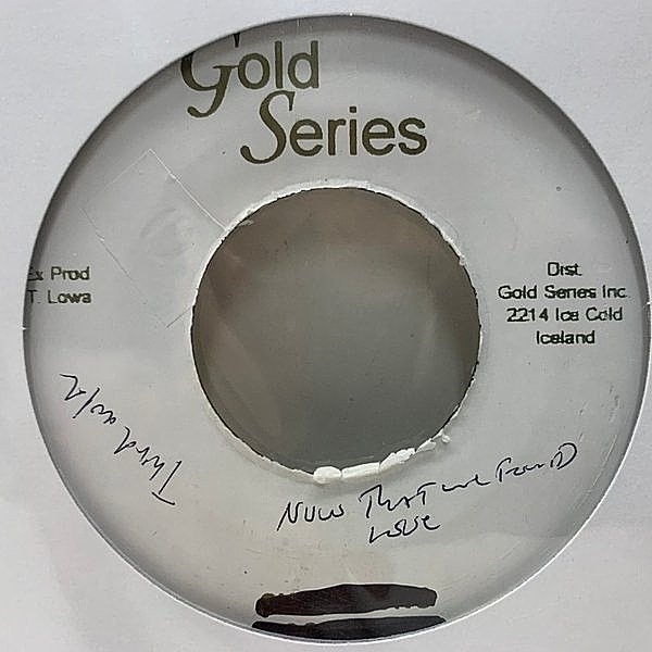 レコードメイン画像：【O'JAYSの名曲レゲエ・カヴァー】THIRD WORLD Now That We Found Love | ALTOM ALL STARS In Gold 7インチ 45RPM