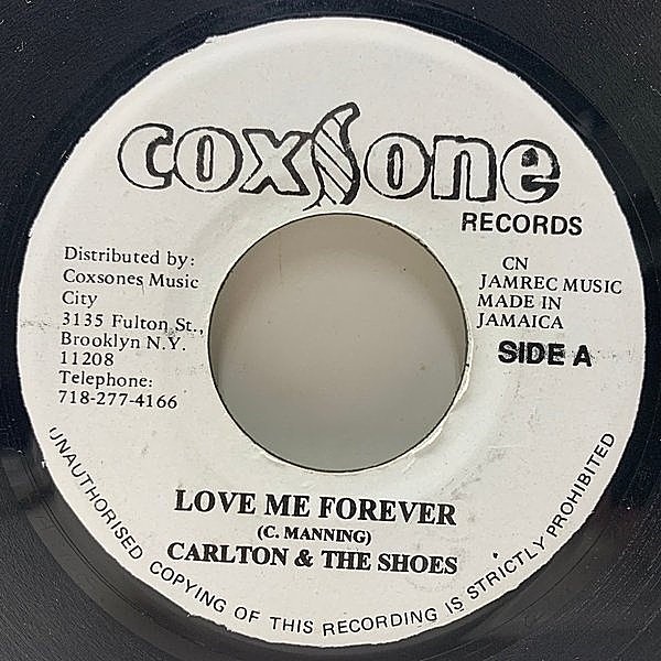 レコードメイン画像：良好!! JAプレス 7インチ CARLTON & THE SHOES Love Me Forever / LEE PERRY Cook Book (Coxsone) ROCKSTEADY 名曲 45RPM.