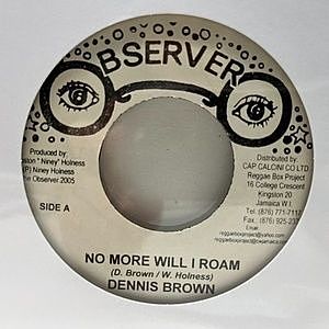 レコード画像：DENNIS BROWN / No More Will I Roam