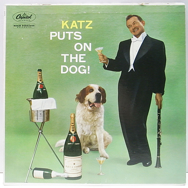 レコードメイン画像：美盤!! MONO両溝 MICKEY KATZ Katz Puts On The Dog モエ・エ・シャンドン Novelty ノベルティ