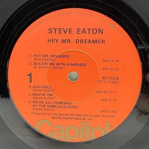 STEVE EATON / Hey Mr. Dreamer (LP) / Capitol | WAXPEND RECORDS