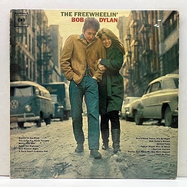 レコードメイン画像：美再生!良好盤! MONO 2eyeラベル BOB DYLAN The Freewheelin' ～ ('63 Columbia CL 1986) ボブ・ディラン 風に吹かれて 米 LP モノラル