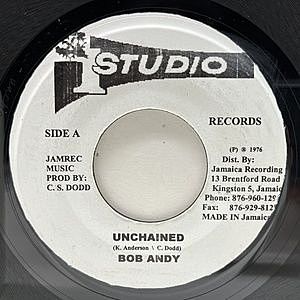 レコード画像：BOB ANDY / Unchained