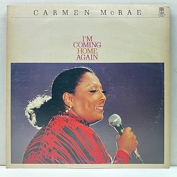 レコードメイン画像：美盤!! 2LP 日オリジ CARMEN McRAE I'm Coming Home Again ('80 Trio) Mr. Magic ドラムブレイク w/ Hubert Laws, Grover Washington Jr.