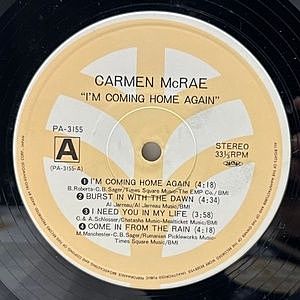 ジャズレコード　Carmen McRae    2LPセット Jazz Record Carmen Mcrae 2Lp Set | eBay