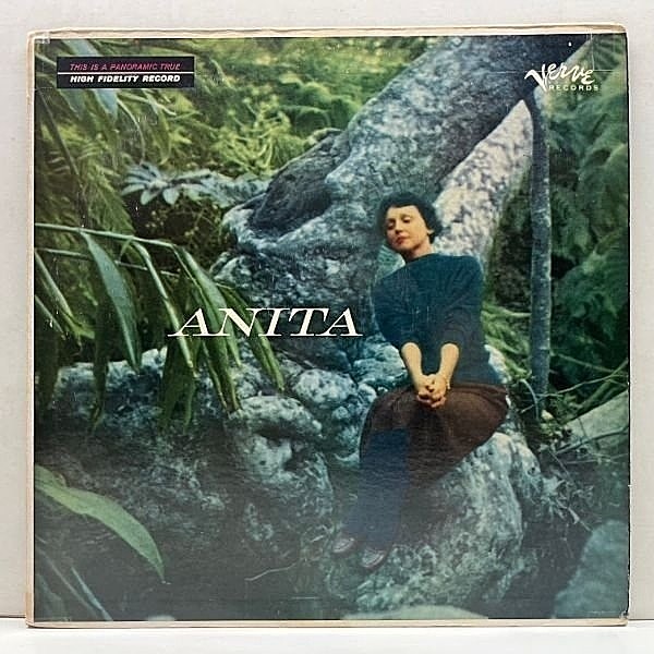 レコードメイン画像：レアな美盤!! VERVEリム US 初期プレス ANITA O'DAY Anita - Sings (Verve V-2000) w/ Paul Smith, Barney Kessel