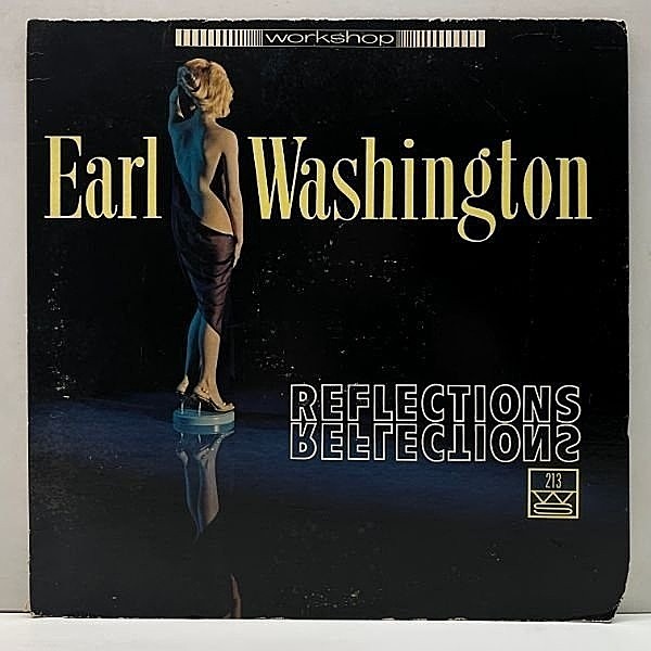 レコードメイン画像：レアな美盤!! '64年 原盤 USオリジナル MONO 深溝 EARL WASHINGTON Reflections (Workshop Jazz) ピアノトリオ マニア垂涎のマイナー盤