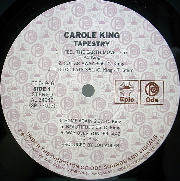 CAROLE KING / Tapestry (LP) / ODE | WAXPEND RECORDS