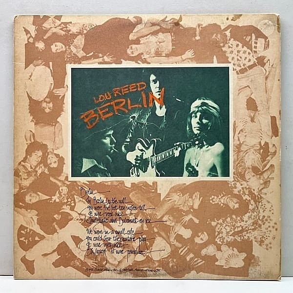 レコードメイン画像：【冊子付き完品】極美盤!! 初版Dynaflex 橙ラベ ざら紙 USオリジナル LOU REED Berlin ('73 RCA) ルー・リード／ベルリン 米 初回プレス
