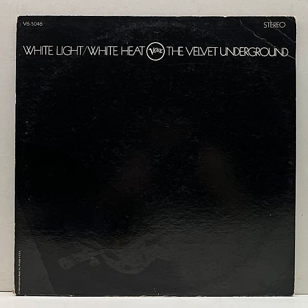 レコードメイン画像：USオリジナル 初版 MGMリム VELVET UNDERGROUND White Light / White Heat (Verve V6-5046) 東海岸プレス 1st青ラベル スカル LOU REED