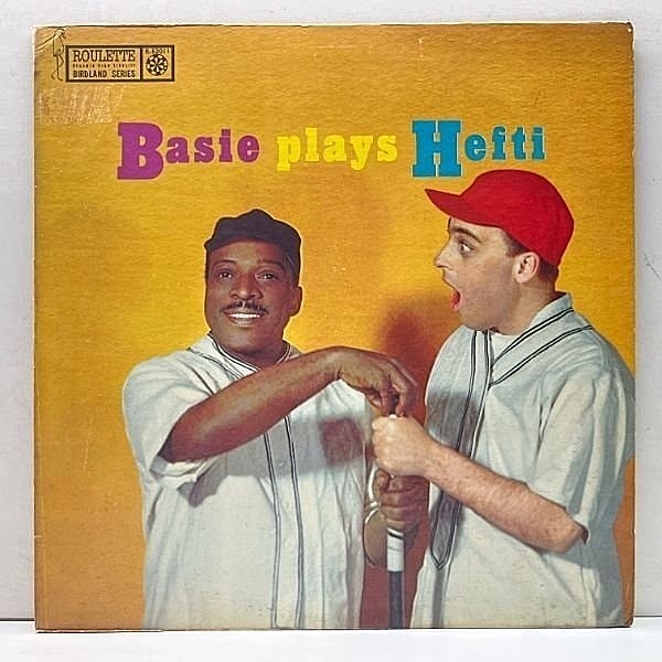 レコードメイン画像：良好盤!! MONO 初版マルチバー 深溝 USオリジナル COUNT BASIE Plays Hefti ('58 Roulette) カウント・ベイシー 爽快なスウィング好盤