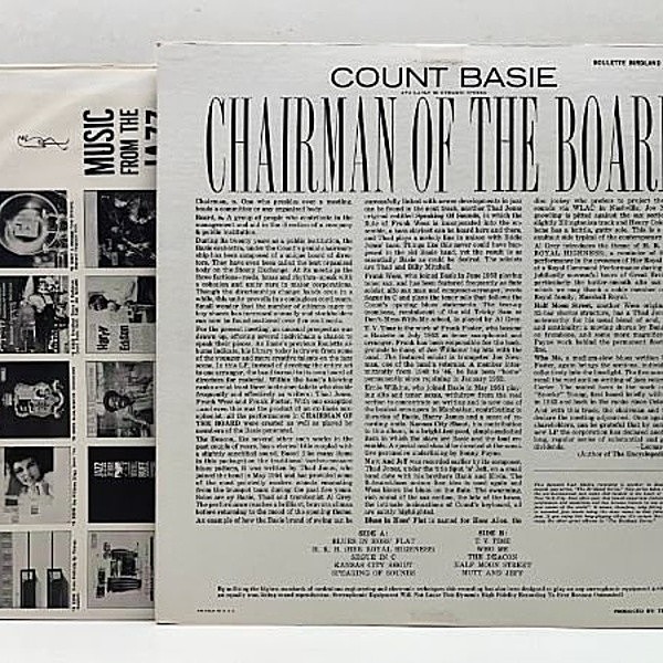 COUNT BASIE / Chairman Of The Board (LP) / Roulette | WAXPEND RECORDS