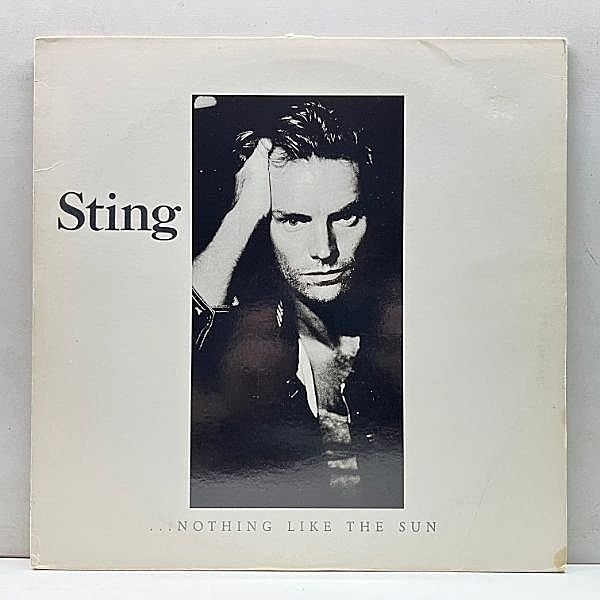 レコードメイン画像：美盤!!【半透明盤・黄金色】2LP 米オリジ STING Nothing Like The Sun ('87 A&M) 名曲 Englishman In New York ほか DMM, MASTERDISK刻印