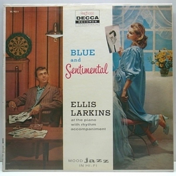 レコードメイン画像：良品!! USオリジ MONO両溝 ELLIS LARKINS Blue and Sentimental