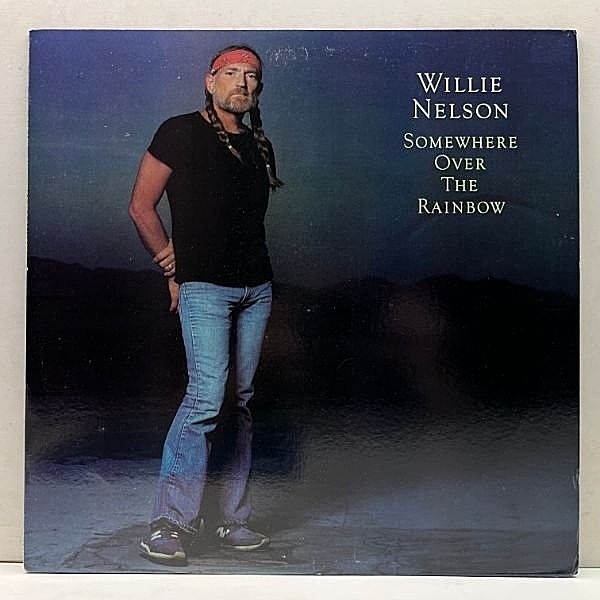 レコードメイン画像：美盤!! 初版 FC規格 USオリジナル WILLIE NELSON Somewhere Over The Rainbow (Columbia FC 36883) 専用インナー完品 ウィリー・ネルソン