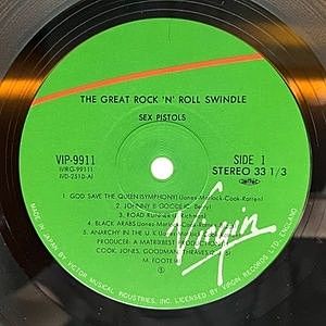 SEX PISTOLS / The Great Rock 'N' Roll Swindle (LP) / Virgin
