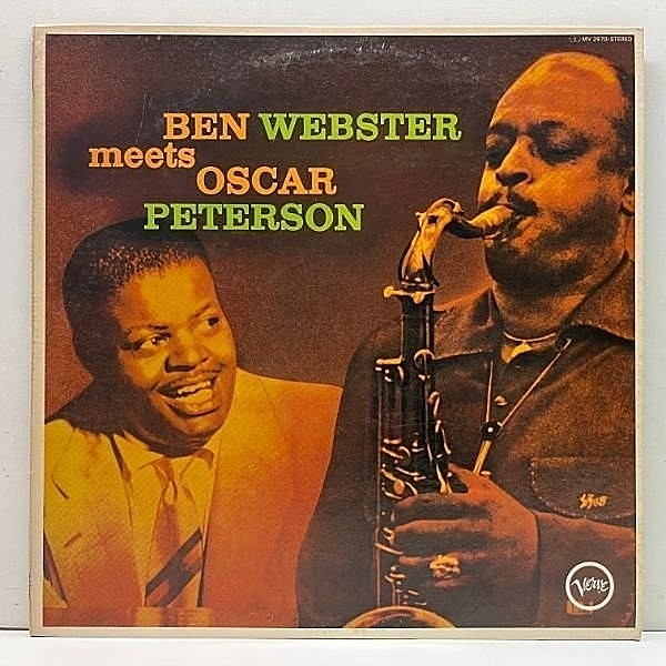 レコードメイン画像：良好!! BEN WEBSTER Meets OSCAR PETERSON (Verve MV 2670) JPNプレス 2大巨頭が相まる素晴らしいコラボレーション