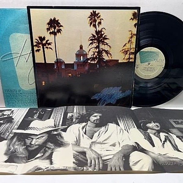 レコードメイン画像：良好!おまけ付き! 未使用ポスター完品 初版 7E規格 USオリジナル EAGLES Hotel California ('76 Asylum) ホテル・カリフォルニア || SP表記