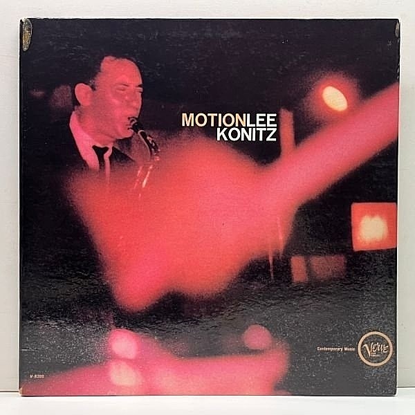 レコードメイン画像：良好!! MONO GFコート USオリジナル LEE KONITZ Motion ('61 Verve V-8399) w/ Sonny Dallas, Elvin Jones リー・コニッツ 即興演奏の真髄