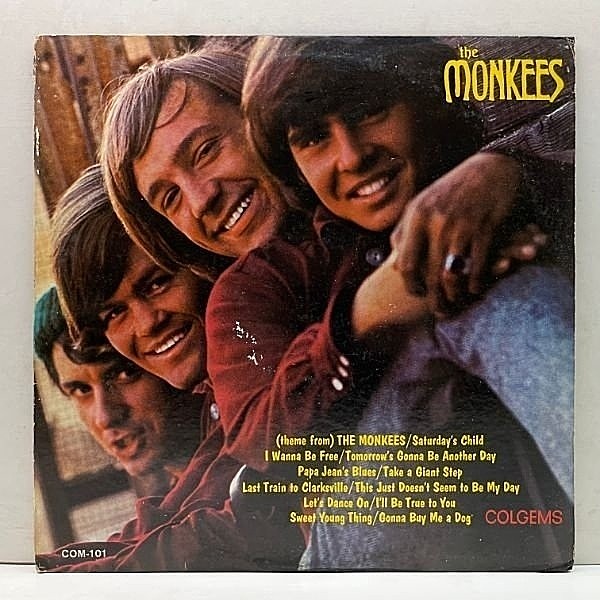 レコードメイン画像：US 完全オリジナル 初版オンリー『PAPA JEAN'S』誤植仕様 MONO 深溝 THE MONKEES Same／1st デビュー ('66 Colgems) モンキーズ プレイ良好