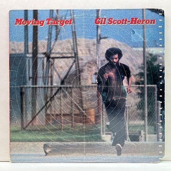 レコードメイン画像：プロモ USオリジナル GIL SCOTT HERON Moving Target ('82 Arista) Soul, Jazz Funk ～ Reggaeまで意欲作 ギル・スコット・ヘロン 名作
