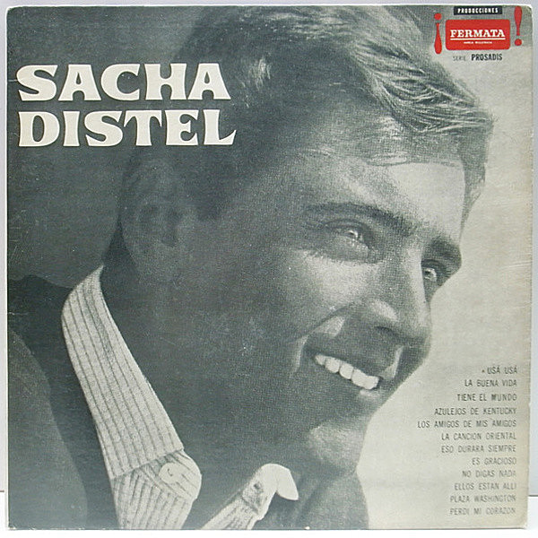 レコードメイン画像：アルゼンチン盤 Orig. SACHA DISTEL Con La Orquesta De Alain Goraguer (Fermata / LF 56) サシャ・ディステル
