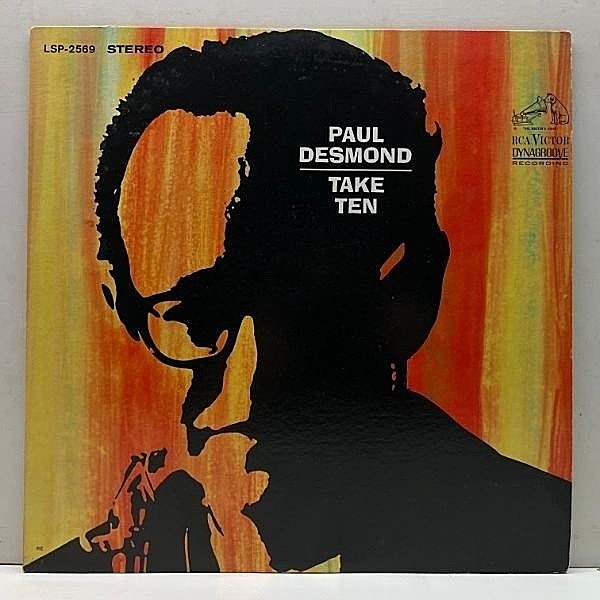 レコードメイン画像：良好品!! ニッパー犬 深溝 US初期プレス PAUL DESMOND Take Ten ('63 RCA) w/ Jim Hall 豊かな2つの感性が見事に融合した寛ぎの名作