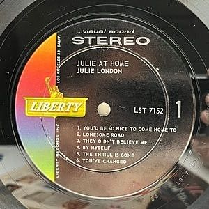 JULIE LONDON / Julie At Home (LP) / Liberty | WAXPEND RECORDS