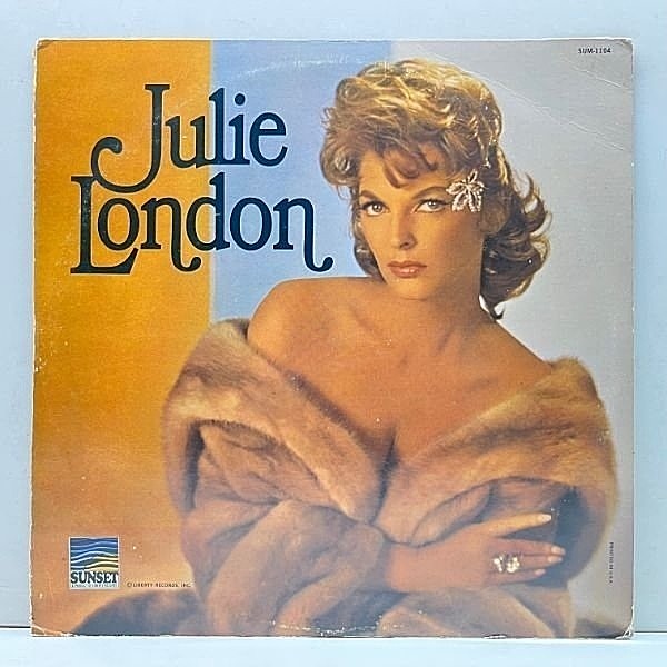 レコードメイン画像：美盤!! MONO 米オリジナル JULIE LONDON S.T ('66 Sunset SUM 1104) ジュリー・ロンドン 初期の名唱集 US モノラル