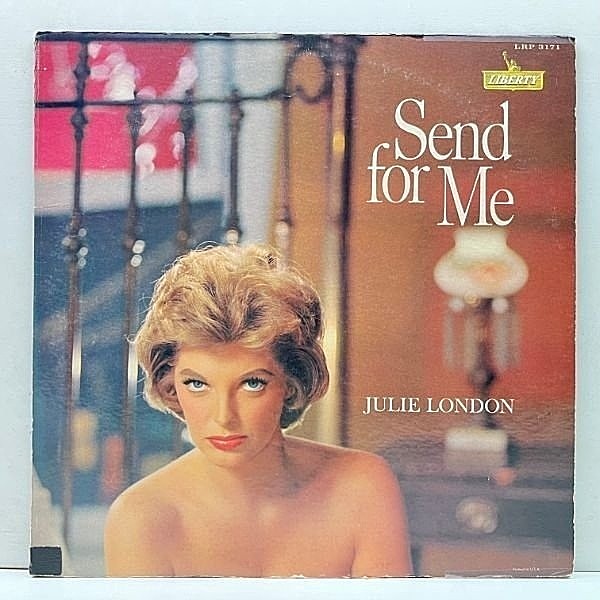 レコードメイン画像：美盤!! MONO 虹ツヤ 深溝 USオリジナル JULIE LONDON Send For Me ('61 Liberty) ジュリー・ロンドンのバラエティ豊かな異色作