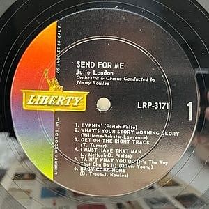 JULIE LONDON / Send For Me (LP) / Liberty | WAXPEND RECORDS