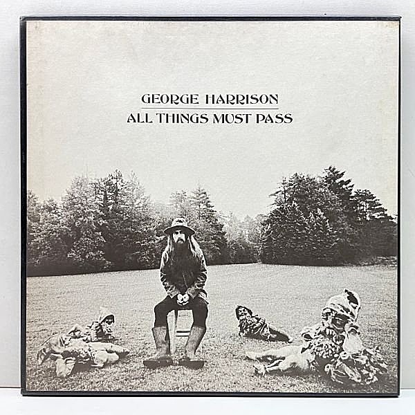 レコードメイン画像：良好!! USオリジナル 専用インナー付属 3LP BOX仕様 GEORGE HARRISON All Things Must Pass ('70 Apple) 米 林檎ラベル 初回プレス