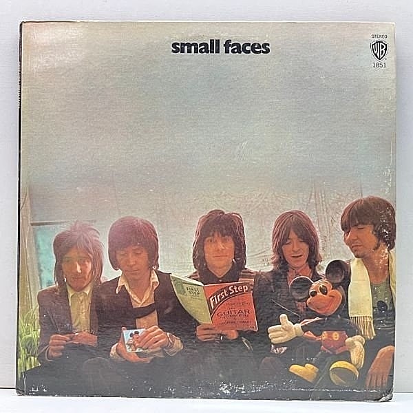 レコードメイン画像：USオリジナル 初版オリーヴ SMALL FACES First Step ('70 Warner Bros.) Flying 収録 フェイセズ Rod Stewart 米 LP 原盤