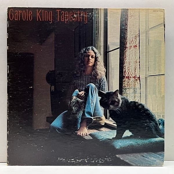 レコードメイン画像：【曲目右寄り 珍ラベル】USオリジナル 初版 70表記 CAROLE KING Tapestry ('71 Ode) 女性SSW キャロル・キング／つづれおり 十分概ね良好！