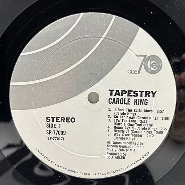 CAROLE KING / Tapestry (LP) / ODE | WAXPEND RECORDS