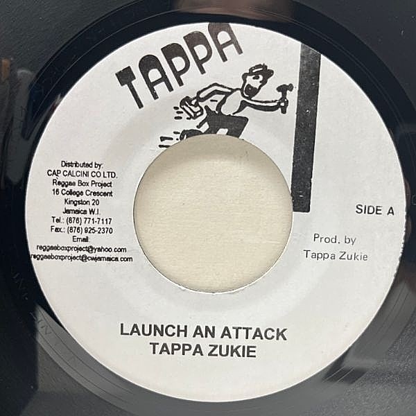 レコードメイン画像：【ルーディーな気怠さの強固ROOTSトラック】美盤!! JAオリジ 7インチ TAPPER ZUKIE Launch An Attack (Tappa) タッパ・ズーキー 45RPM.