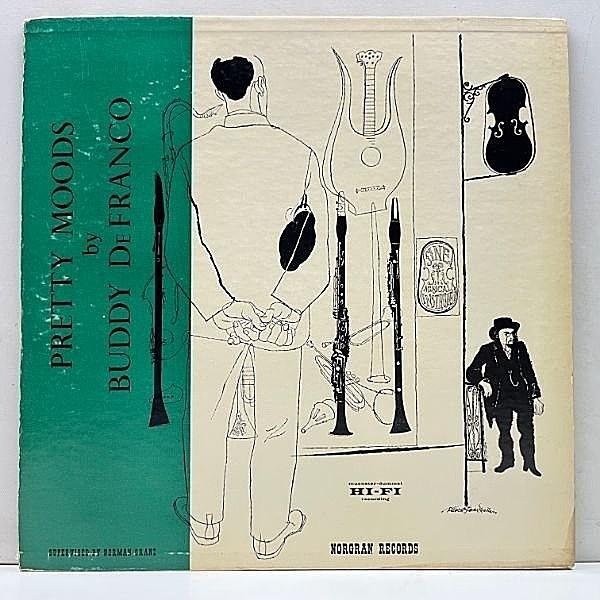 レコードメイン画像：レア 10インチ【w/ Sonny Clark】BUDDY DeFRANCO Pretty Moods (Norgran MG N-16) Gene Wright, Bobby White ワンホーンカルテット 名盤