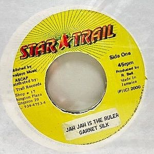 レコード画像：GARNETT SILK / Jah Jah Is The Ruler