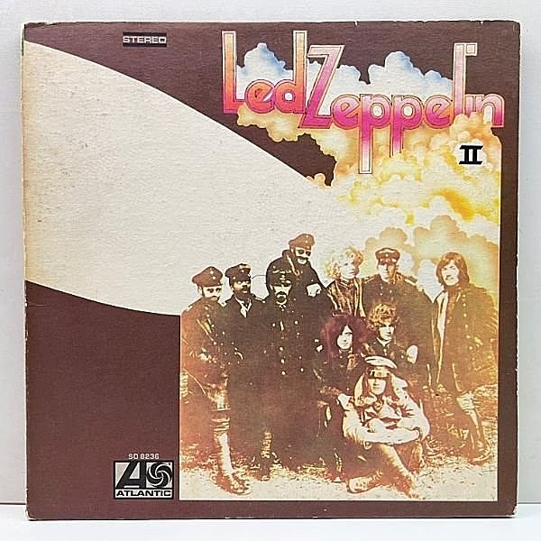 レコードメイン画像：激レア プロモ同様【RL刻印・SS刻印・Aマト】US 完全オリジナル LED ZEPPELIN II (Atlantic SD 8236) B面7ミリの幅狭 轟音 ラウドカット