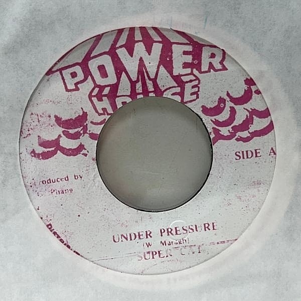 レコードメイン画像：JAプレス 7インチ SUPER CAT Under Pressure (Power House) SLY & ROBBIE製リディム スーパーキャット DANCEHALL 名曲 45RPM.