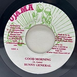 レコード画像：BUNNY GENERAL / Good Morning