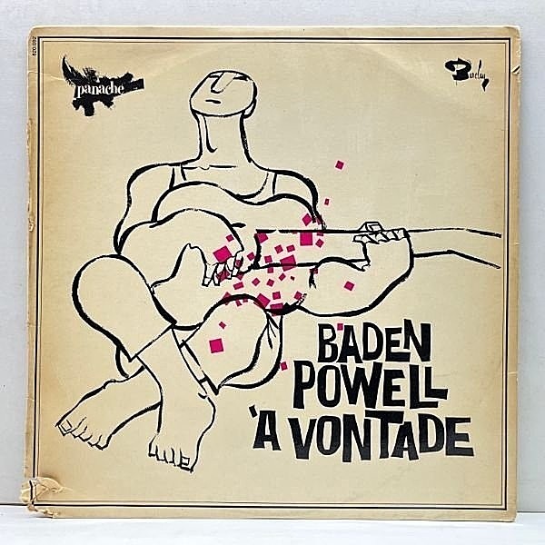 レコードメイン画像：良好盤!! MONO FBコーティング BADEN POWELL A Vontade ('67 Elenco) バーデン・パウエル ボサノヴァ不朽の名作 France 仏プレス
