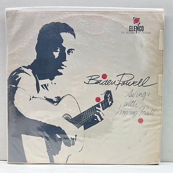 レコードメイン画像：MONO 伯初期プレス BADEN POWELL Swings With JIMMY PRATT (Elenco ME-4) バーデン・パウエル 名作 BRAZIL モノラル