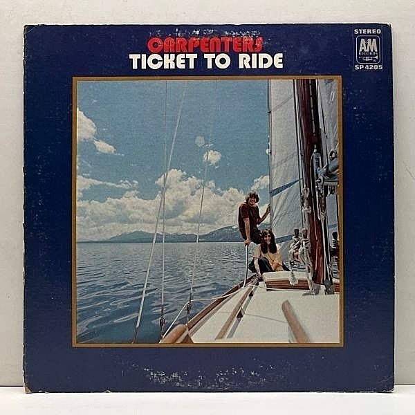 レコードメイン画像：美盤!! USオリジナル CARPENTERS Ticket To Ride [OFFERING] 差し替え 1st デビュー・アルバム ('70 A&M) カーペンターズ LP