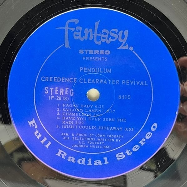 ◾️USオリジナル盤■CREEDENCE CLEARWATER REVIVAL / CREEDENCE CLEARWATER REVIVAL / Pendulum (LP) / Fantasy
