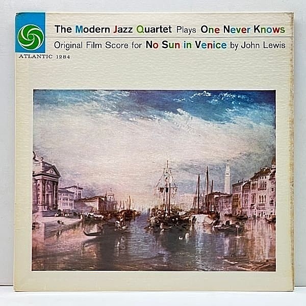レコードメイン画像：【たそがれのヴェニス】良好!! オリジナル MONO 黒銀 深溝 MODERN JAZZ QUARTET Plays One Never Knows - No Sun In Venice w/ John Lewis