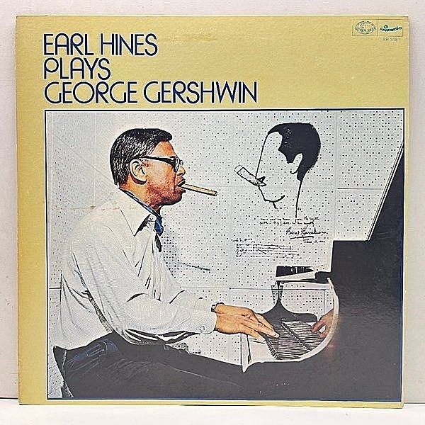 レコードメイン画像：【'73年10月16日 ミラノ録音】美盤!! JPNプレス EARL HINES Plays George Gershwin ('74 Seven Seas) 解説シート付属 アール・ハインズ LP